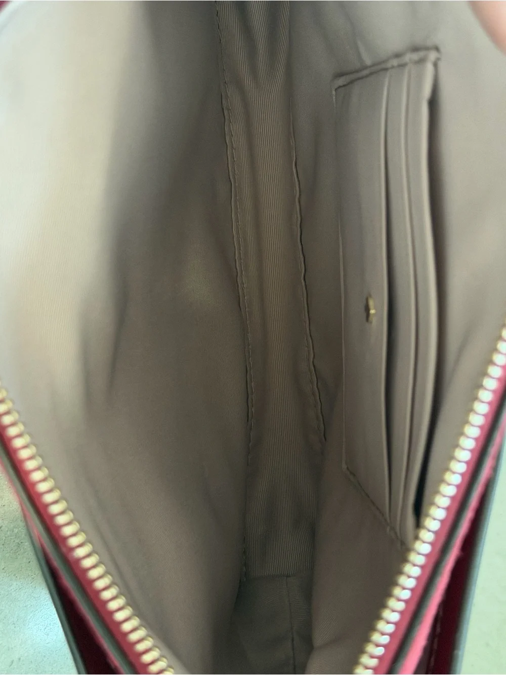 NWT Kate Spade New York Two-Tone Burgundy Red patent Leather & suede crossbody